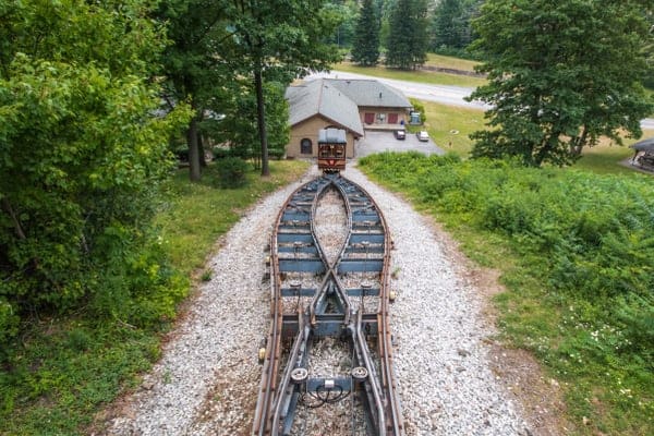 Funicular at the Horseshoe Curve in Altoona, Pennsylvania