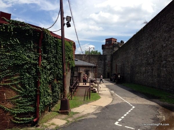 More outdoors space at Eastern State Penitentiary. 