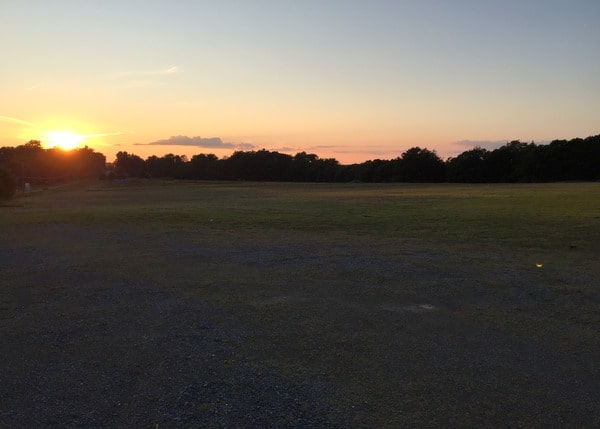 A beautiful sunset in Potter County's Cherry Springs State Park.