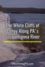 The White Cliffs of Conoy in Lancaster County, Pennsylvania