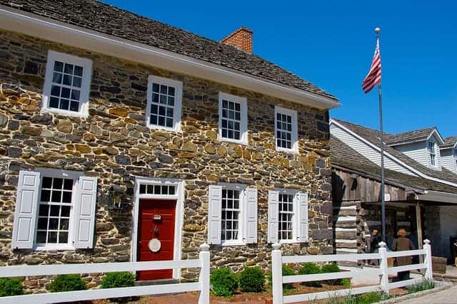 Exterior of the Dobbin House in Gettysburg PA