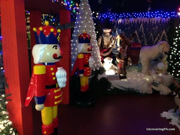 The entrance to the North Pole at the National Christmas Center in Lancaster County, Pennsylvania.