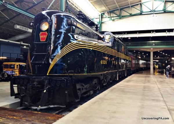 The Railroad Museum of Pennsylvania's undeniably beautiful GG1 train engine.