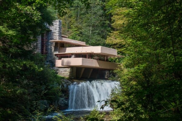 Frank Lloyd's Wright's Fallingwater in Pennsylvania.