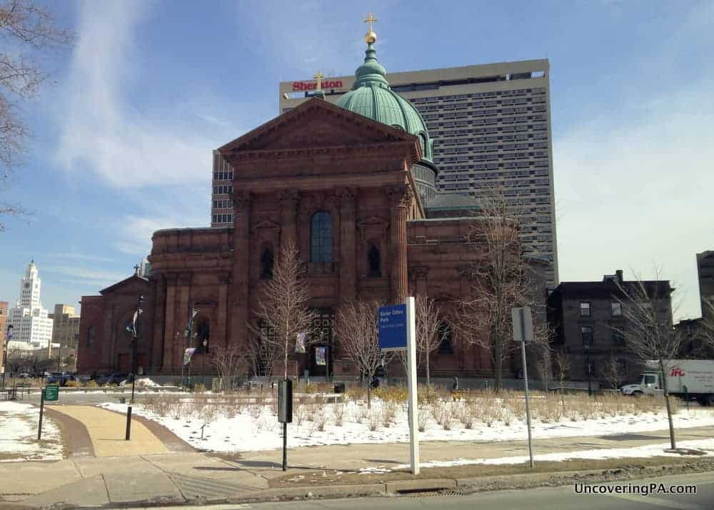 Visiting the Cathedral Basilica of Saints Peter and Paul in Philadelphia, Pennsylvania.