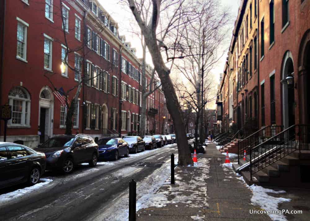 Visiting the Rosenbach Museum in Philadelphia, Pennsylvania.