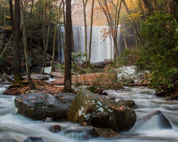 How to get to Cucumber Falls in Ohiopyle State Park