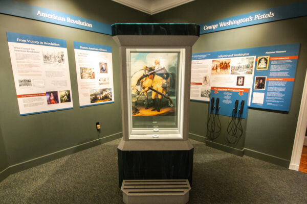 George Washington room in the museum at Fort Ligonier in PA