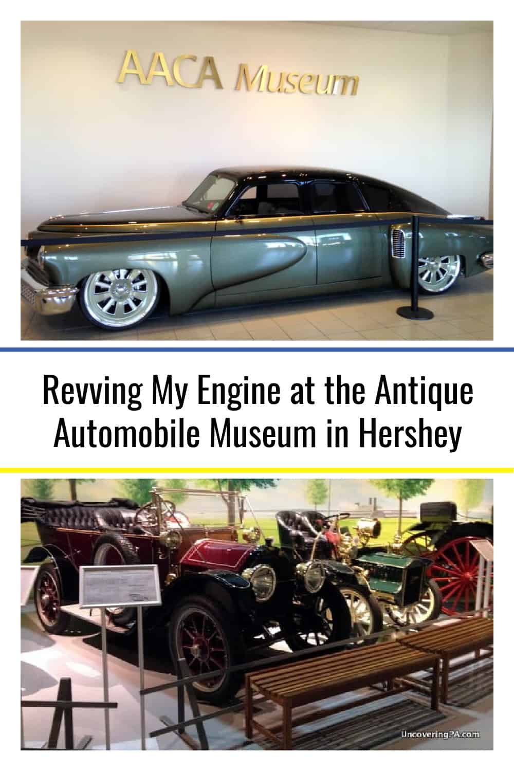 Revving My Engine at the Antique Automobile Museum in Hershey