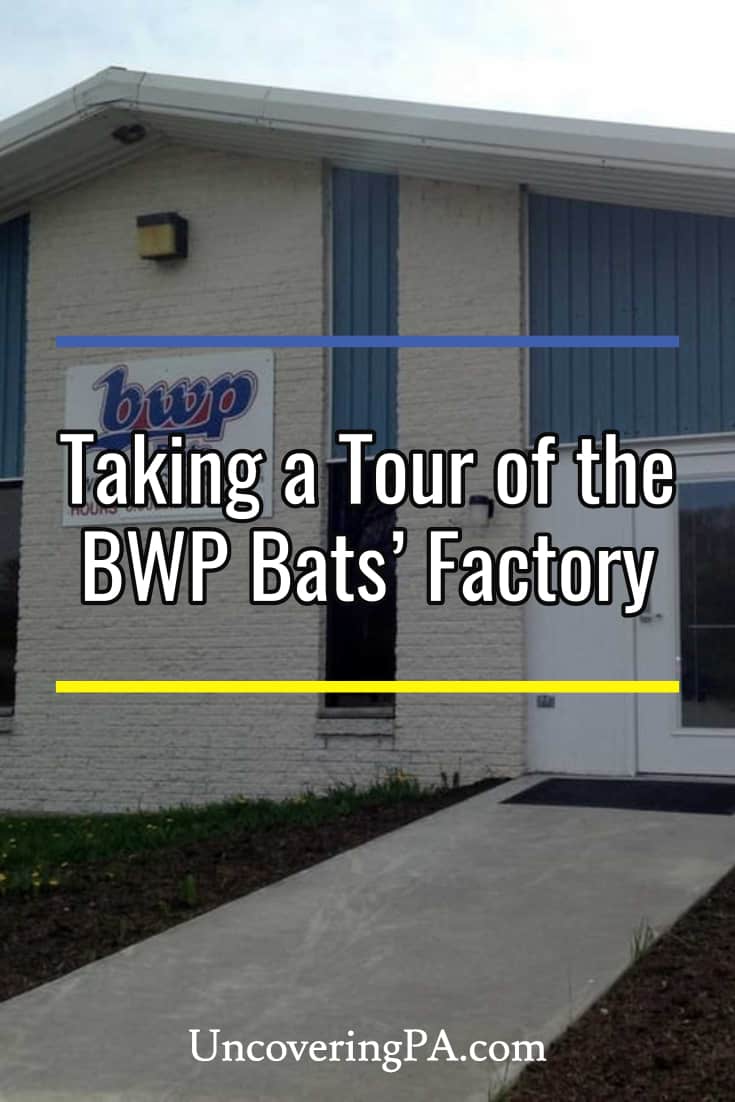 A Major League Factory Taking a Tour of the BWP Bats' Factory