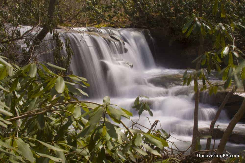 Jonathan Run Falls in Ohiopyle State Park