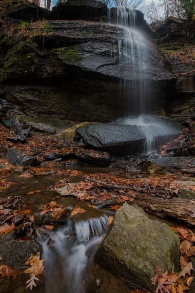 How to get to Buttermilk Falls near Route 22.