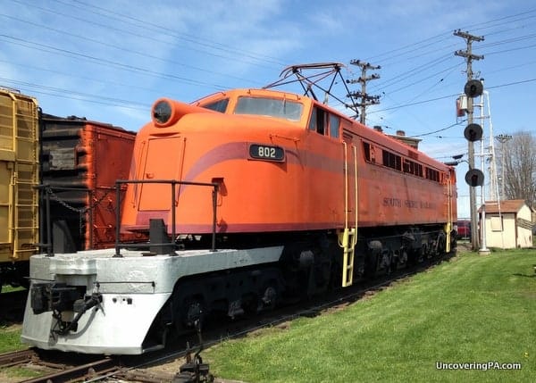 "Little Joe". One of only 3 of its type still in existence at the Lake Shore Railway Museum.