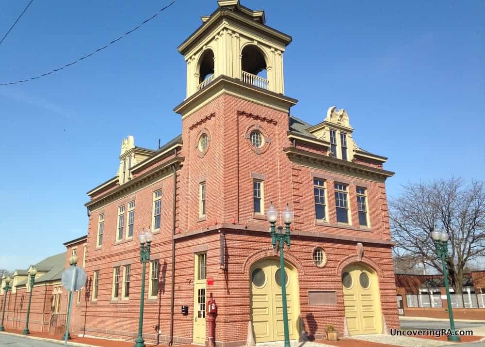 Visiting the Pennsylvania Fire Museum in Harrisburg, Pennsylvania.