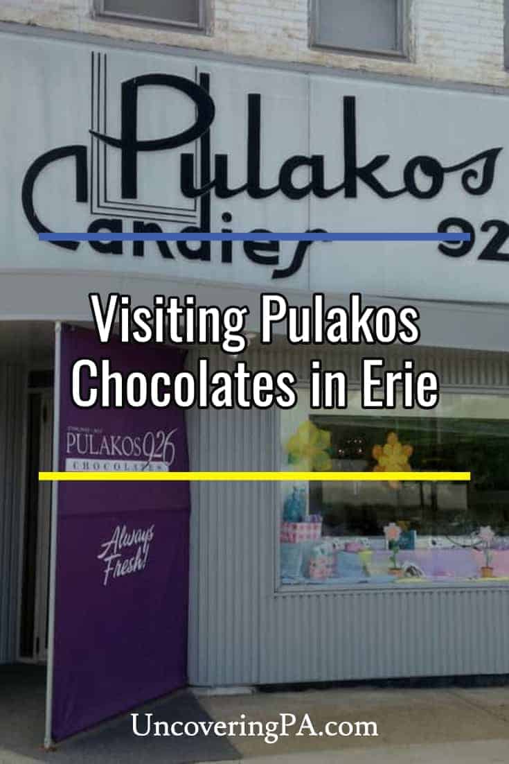 Tasting the Delicious Chocolates at Pulakos Chocolates in Erie