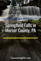 Springfield Falls in Mercer County, PA