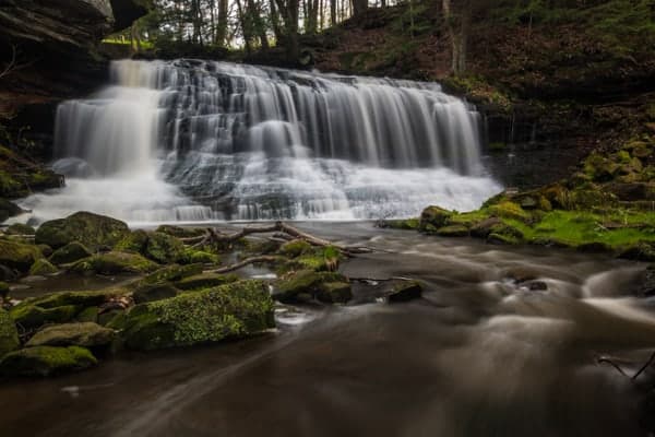 Springfield Falls near Grove City, Pennsylvania
