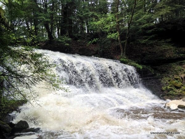 Visiting Springfield Falls in Mercer County, Pennsylvania