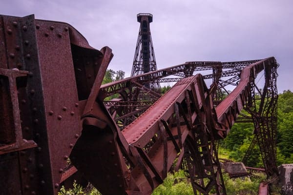 Kinzua Bridge is een van de beste ruïnes in Pennsylvania om te bezoeken.