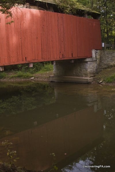 Zimmerman Covered Bridge in Schuylkill County, Pennsylvania.