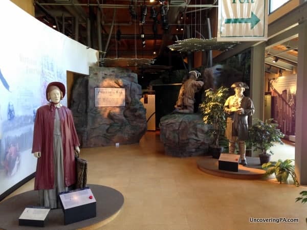 The wonderful museum at Fort Necessity National Battlefield in Pennsylvania's Laurel Highlands.