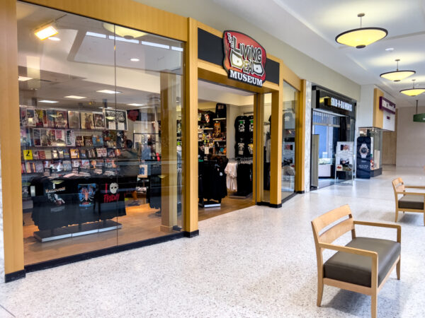 The exterior of The Living Dead Museum in Monroeville Mall in Allegheny County PA