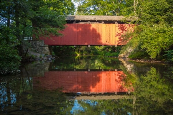 How to get to Zimmerman Covered Bridge in Schuylkill County, Pennsylvania