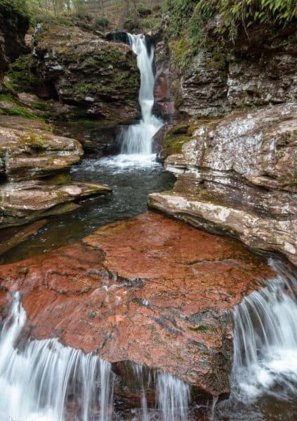 Adams Falls in Ricketts Glen State Park