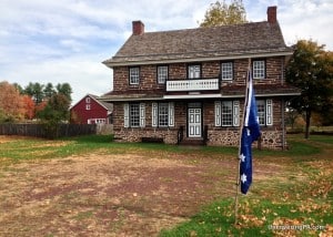 Visiting the Peter Wentz Farmstead in Montgomery County, Pennsylvania.