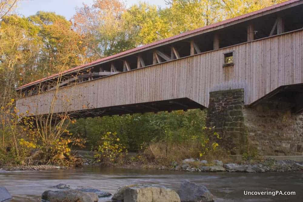 Academia Pomeroy Covered Bridge - Visiting the Covered Bridges of Juniata County, Pennsylvania.