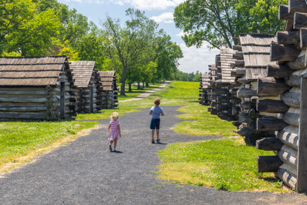 Soldier's quarters at Valley Forge, PA