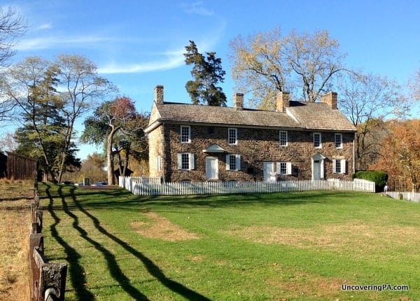 The historic Thompson-Neely House at Washington Crossing Historic Park.