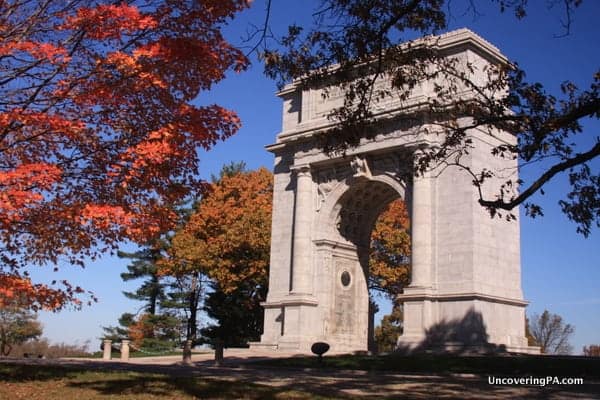 The National Memorial Arch is the largest memorial at Valley Forge and is definitely worth seeing.