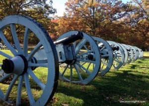 Visiting Valley Forge National Park in Montgomery County, Pennsylvania.