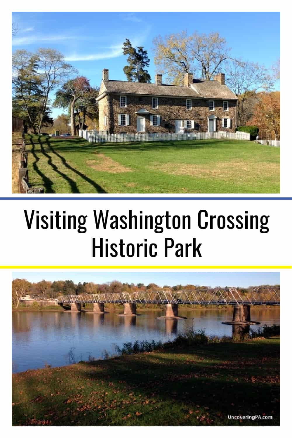 Visiting Washington Crossing Historic Park along the Delaware River in PA