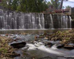 Pennsylvania Waterfalls: The Aquetong Creek Dam Waterfall in New Hope