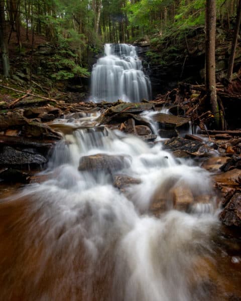 Dutchman Run Falls in Pennsylvania