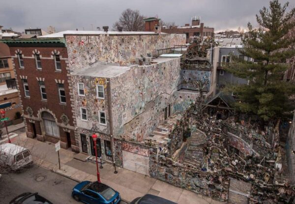 Overlooking Magic Gardens in Philadelphia, Pennsylvania