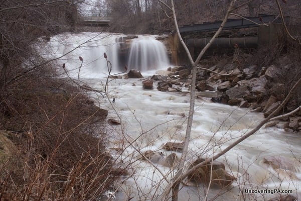 Visiting Paint falls in Somerset County, Pennsylvania.