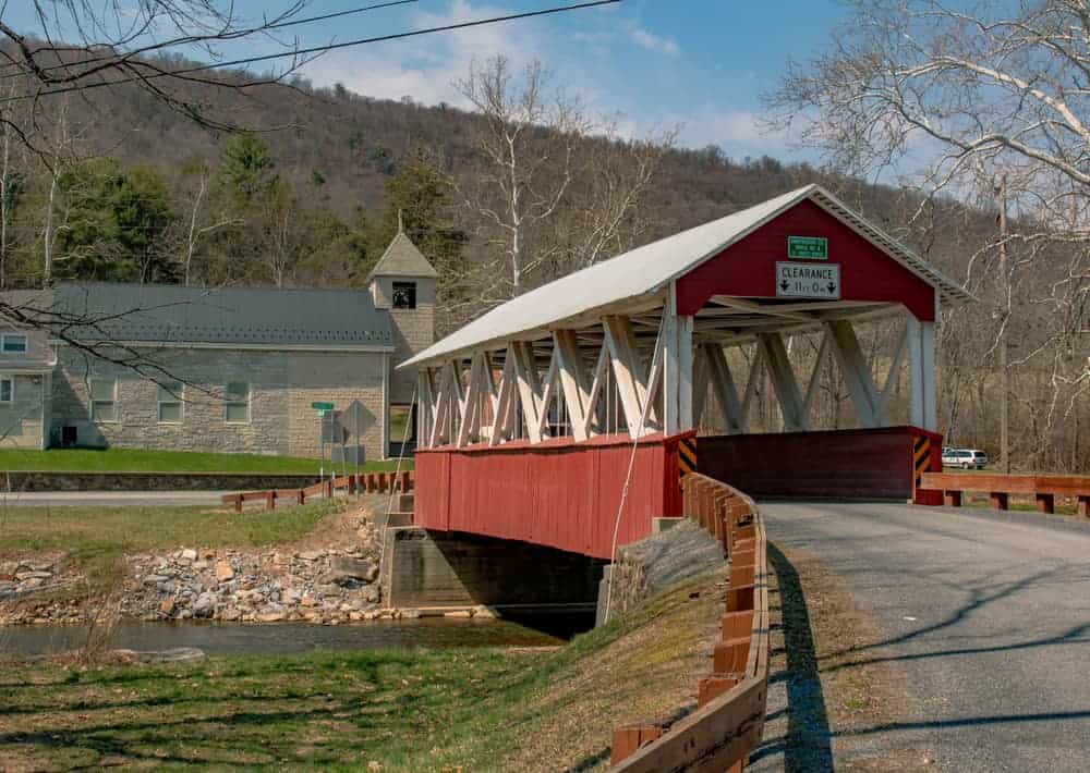 St. Mary's Covered Bridge in Huntingdon County, PA