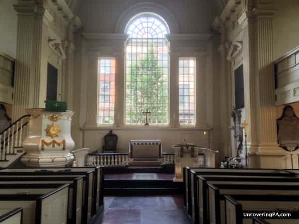 Visiting Christ Church in Philadelphia's Old City