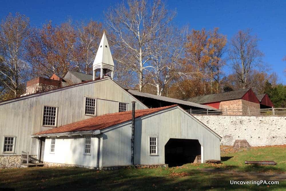 Hopewell Furnace National Historic Site in Berks County Pennsylvania.