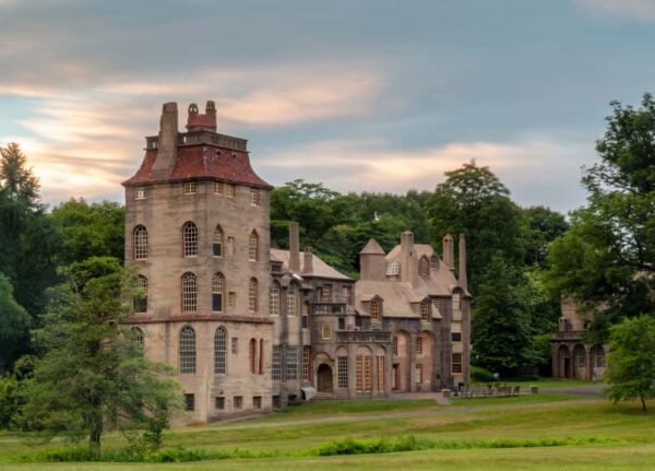 Fonthill in Doylestown as seen on a day trip from Philadelphia