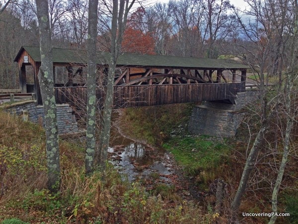How to get to Knapp Covered Bridge in Bradford County Pennsylvania.