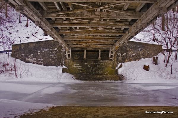 UncoveringPA's Top Pennsylvania Travel Photos of 2015: Manasses Guth Covered Bridge in Lehigh County