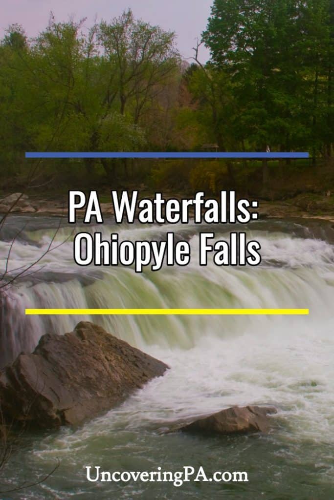 Pennsylvania Waterfalls The History of Ohiopyle Falls along the