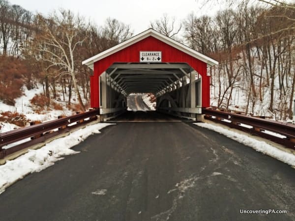 Schlicher's Covered Bridge in Lehigh County, Pennsylvania's Trexler Nature Preserve
