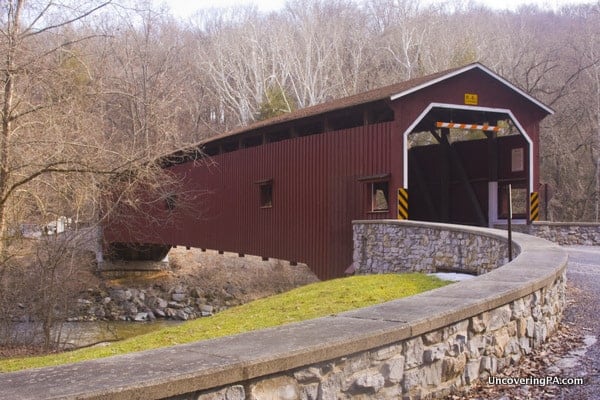 How to get to Colemanville Covered Bridge in Lancaster County, Pennsylvania.