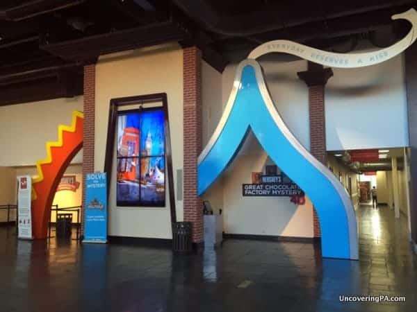 The entrance to the Great Chocolate Mystery 4D Show at Hershey Chocolate World.