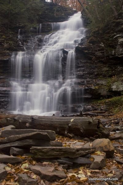 Ganoga Falls is the tallest waterfall in Ricketts Glen State Park.